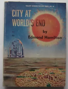 GALAXY SF NOVEL #18 City at World's End Edmond Hamilton - Picture 1 of 1