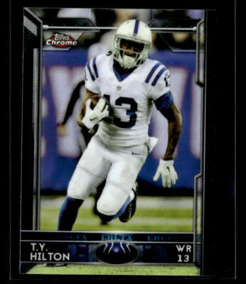 2015 Topps Chrome Mini #43 T.Y. Hilton Card Indianapolis Colts - Image 1 of 2