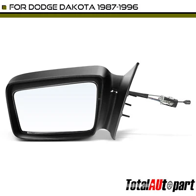 Power Mirror with Manual Folding Smooth for Dodge Dakota 1987-1996 Left Driver - Image 1 of 4