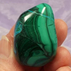 Crisocola grande con piedra de vaso de malaquita Malacolla ""Heal Grietas"" 41 g SN51129 - Imagen 1 de 4