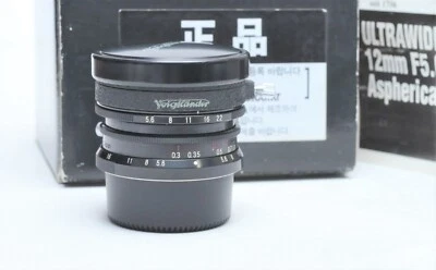 Voigtlander 12mm f/5.6 Aspherical Ultra Wide-Heliar Lens for M39 Leica LTM - Image 1 of 4