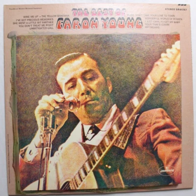 VINTAGE THE BEST OF FARON YOUNG LP 12" VINYL RECORD GREATEST HITS CLASSICS Foto 1 de 2