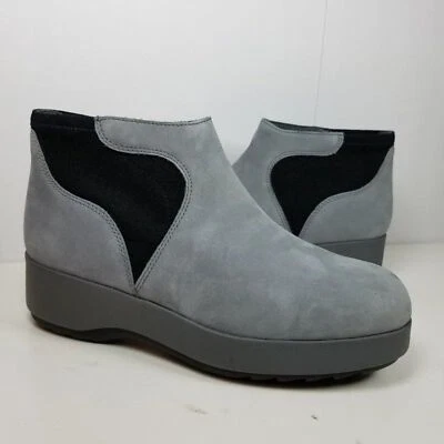 Camper Dessa Gris Gamuza Botines Gore Inserciones Pull-on Talla 8/38 Nuevo Foto 1 de 4