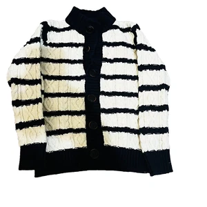 Girls Gymboree Cable Knit Sweater Cardigan Small Classico Preppy - Picture 1 of 6
