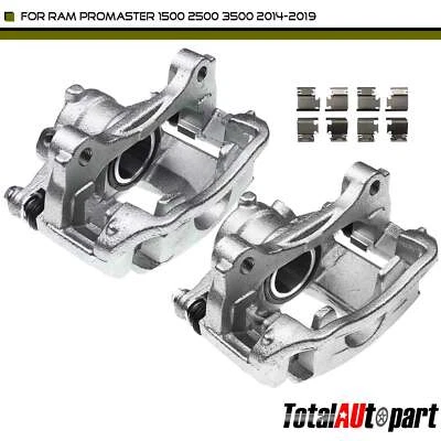 2x Pinza de freno de disco con soporte para Ram ProMaster 1500 2500 3500 2014-2019 trasera Foto 1 de 4