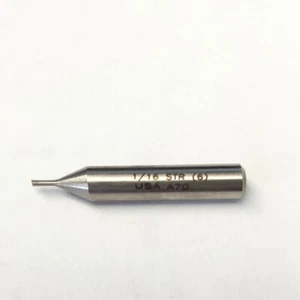 Vermont American A70 1/16"" gerader Router Bit 1/4"" Schaft USA - Bild 1 von 2