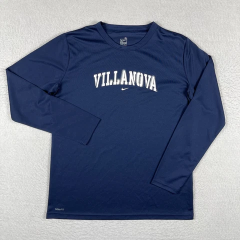 Villanova Wildcats Shirt Womens XL (16-18) Nike Team Fit Dry NCAA Basketball Cover