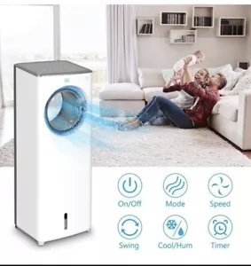 3-in-1 Portable Evaporative Air Cooler Fan Indoor Cooling Humidifier - Picture 1 of 3