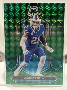 Mosaico Panini Jordan Poyer #139 2024 - verde - Miami Dolphins - Imagen 1 de 2