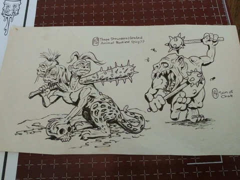 Skeleton Warriors Action Figure toy concept art 1980's cartoons Cover