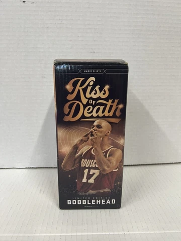 Houston Rockets 2017 Mario Elie "Kiss of Death"  SGA bobblehead bobble Toyota Cover