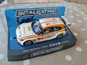 SCALEXTRIC AUTOGRAPH SERIES C3784AE BMW 125 Series 1 BTCC 2015 PRIAULX No.111  - Picture 1 of 3