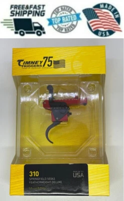 Timney Triggers Springfield S03A3 Featherweight Deluxe 3lb Curved Trigger 310 - Image 1 of 3