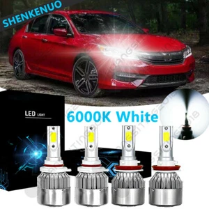 For Honda Accord Sport 2017-2016 - 9005 H11 LED Headlight Bulb High-Low Beam C6 - Picture 1 of 13