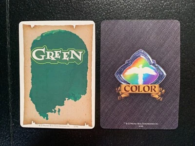 Harry Potter MAGICAL BEASTS Tarjeta Color Verde Juego Tarjeta de Repuesto 2016 Foto 1 de 2