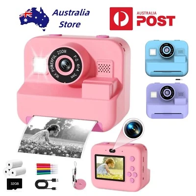 1080P Digital Camera Instant Print Camera for Kids Toys HD Video Recorder Gifts - Image 1 of 4