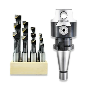 3″ Boring head with 40 international arbor + 12pc brazed boring tools 3/4" RDG - Picture 1 of 1