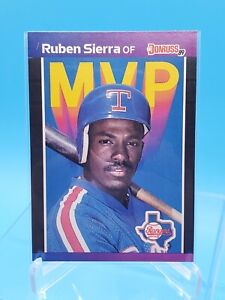 1989 Donruss Ruben Sierra MVP Card #BC-26 INSERT. no “.” error rare