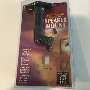 Pair Of Vantage Point SATS-B Universal Satellite Speaker Mount - Black - Picture 1 of 2