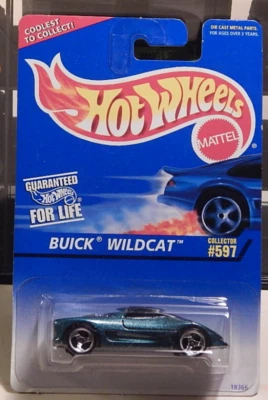 Buick Wildcat Concept Car Hot Wheels Mainline 1997-597 retirado 2005 Foto 1 de 4