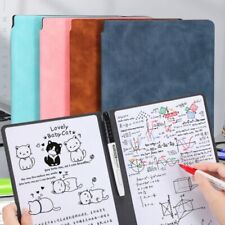 Reusable Erasable Whiteboard Draft Leather Writing Board  Students Gift