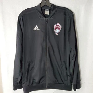 Colorado Rapids Full Zip Front Track Jacket Men's Small Teen's XL #68 MLS Adidas - Picture 1 of 11