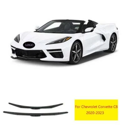 Juego genuino de limpiaparabrisas para lluvia ventana delantera 2X para Chevrolet Corvette C8 2020-23 Foto 1 de 4