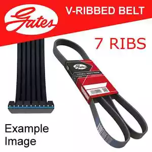 New Gates Micro V-Ribbed Belt 7 Ribs 1283mm Part No. 7PK1283 OE Quality - Picture 1 of 1