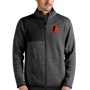 Baltimore Orioles Antigua Fortune Full-Zip Jacket - Heathered Charcoal Gr. L / XL - Bild 1 von 4