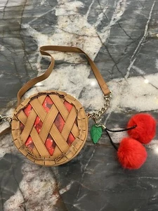 Betsey Johnson Sweet Cherry Pie Handbag Purse NWOT t3 - Picture 1 of 4