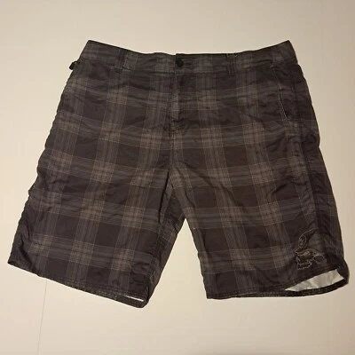 Bañador Mulisha de Metal Talla XXL Gris Logo Tablero Traje de Baño Natación Y2K De Colección Foto 1 de 4