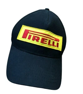 Pirelli F1 Racing Hat Cap Authentic Black Gold Rare Ferrari One Size - Picture 1 of 6