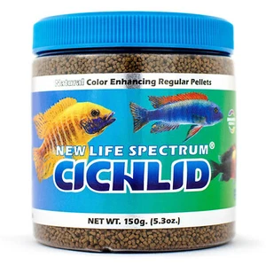 New Life Spectrum CICHLID Pellets 150g Natural Color Enhancing Cichlid Fish Food - Picture 1 of 1