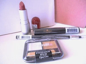 Lot of 4 - Essence #03 Lipstick + Eyeshadow Duo + Black Eyeliner & Mascara - M05 - Picture 1 of 4