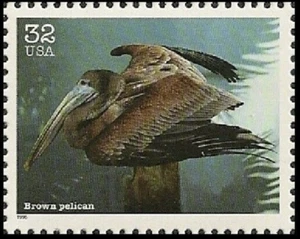 US #3105h MNH 1996 Endangered Species Brown Pelican - Picture 1 of 1