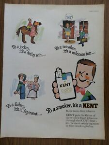 1966 Kent Cigarette Ad Jockey Traveler Father 