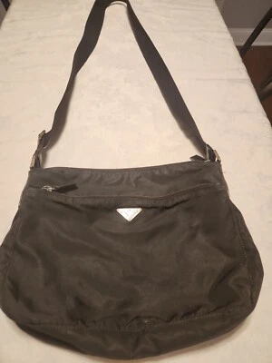 Bolso bandolera de nailon negro PRADA  Foto 1 de 4
