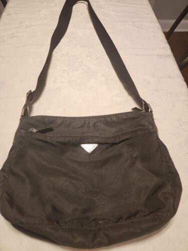 Sac bandoulière sac à main bandoulière en nylon noir PRADA
