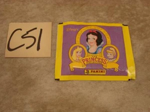 C51 VINTAGE PANINI DISNEY PRINCESS COLLECTION ALBUM STICKERS 1 PK OF 6 - Picture 1 of 1
