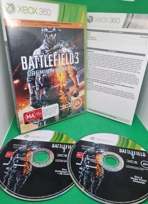 Battlefield 3 Limited Edition Xbox 360  PAL - Complete W Manual - 2 Disc Set - Image 1 of 3