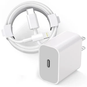 Original USB-C Fast Charger For iPhone 14 13 12 11 Pro Max XS XR 8 Type C Cable - Picture 1 of 14