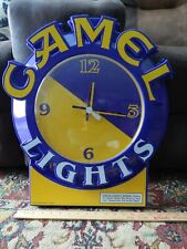 Rj Reynolds (1993) Camel Lights Promo > Wall Clock < Vtg Convenience Store Usa