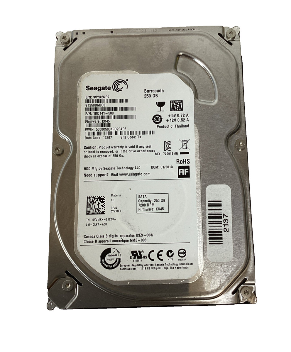(未使用･未開封品)　Seagate 2.5インチ内蔵HDD 250GB SATA 3.0Gb/s 7200rpm 16MB ST250LT007 v1yptgt 楽天市場】【中古】Seagate 2.5インチ内蔵HDD 250GB SATA 3.0Gb