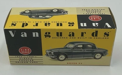 1:43 SCALE ROVER P4 GREEN VANGUARDS VA19003 1950’s 1960’s SALOON CAR BMC - Image 1 of 4
