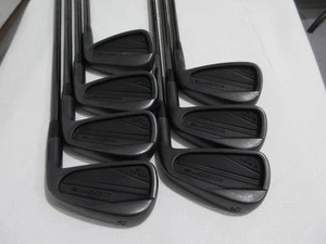 Cobra King Forged CB Black 24 Iron Set - 4-PW - Extra Stiff X Flex Steel - MINT - Picture 1 of 11