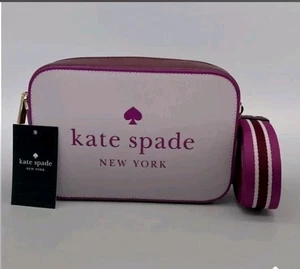 NWT Kate Spade Oh Snap Colorblock Mini Camera Bag Lilac Moonlight Saffiano - Picture 1 of 1