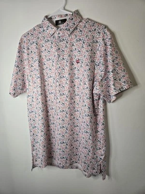 Kelly Plantation Mens Performance Stretch Golf Polo. Size Small. Paisley Print - Image 1 of 4