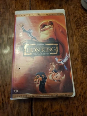 Disney The Lion King Platinum Special Edition ~ VHS Clamshell Case Storybook  - Image 1 of 3