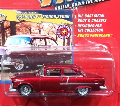 Chevy Thunder 1955 Johnny Lightning 55 sedán de 2 puertas Chevrolet coche coleccionable Rd Foto 1 de 2