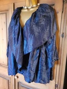 BNWT Joseph Ribkoff Midnight Blue Statement Jacket Size 10 RRP £232 - Picture 1 of 6